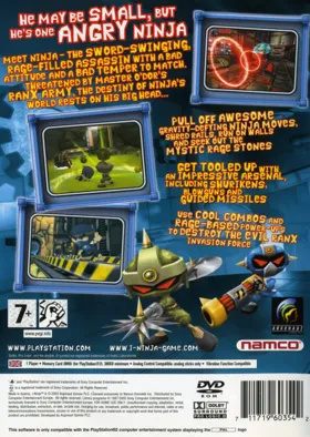 I-Ninja box cover back